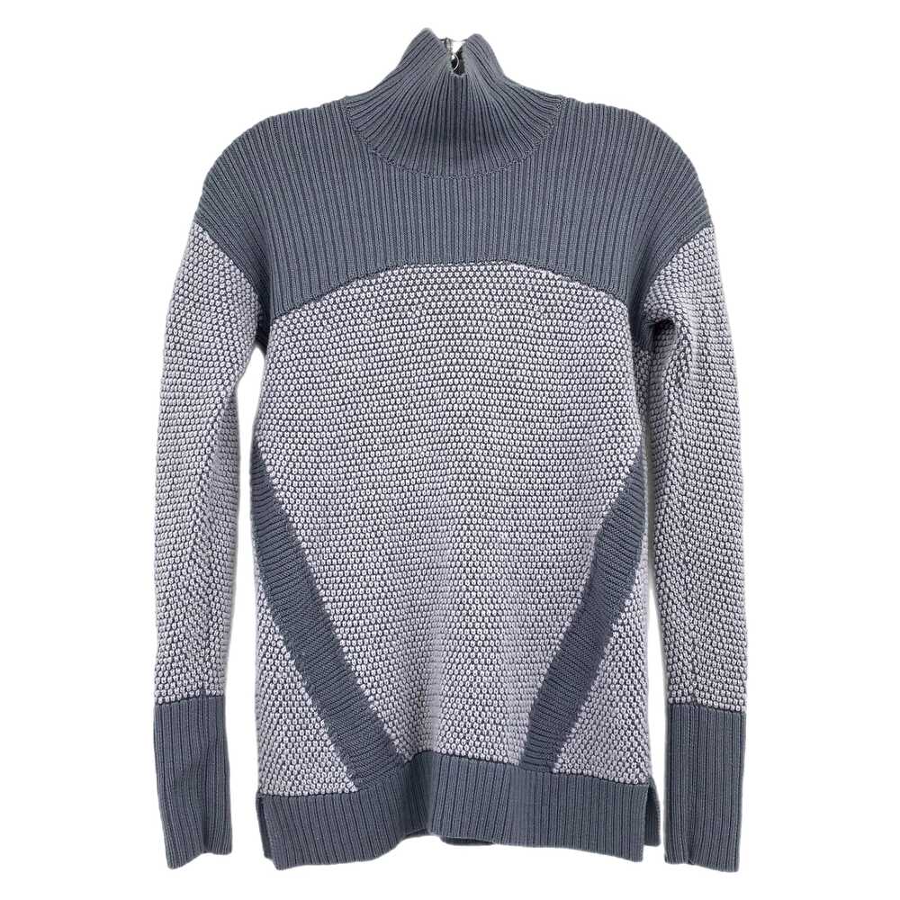 Lululemon Gray Knit High Neck Sweater